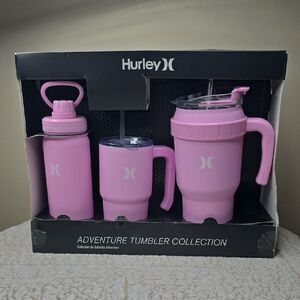 NEW Hurley Adventure Tumbler Collection Pale Pink